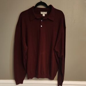 Pronto-Uomo Deep Red Polo Shirt